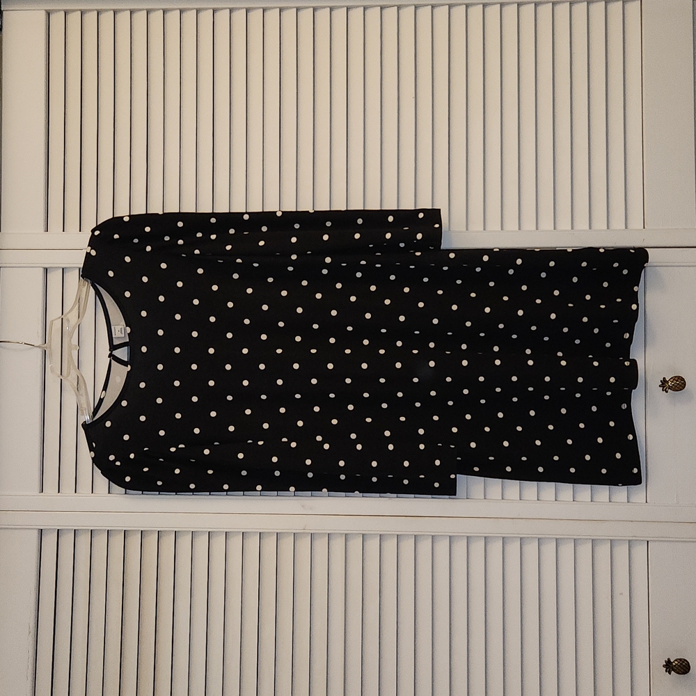 Black and White Polka Dot Dress
